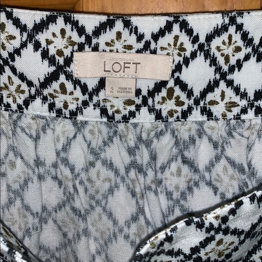 Loft Patterned Skirt - image 2